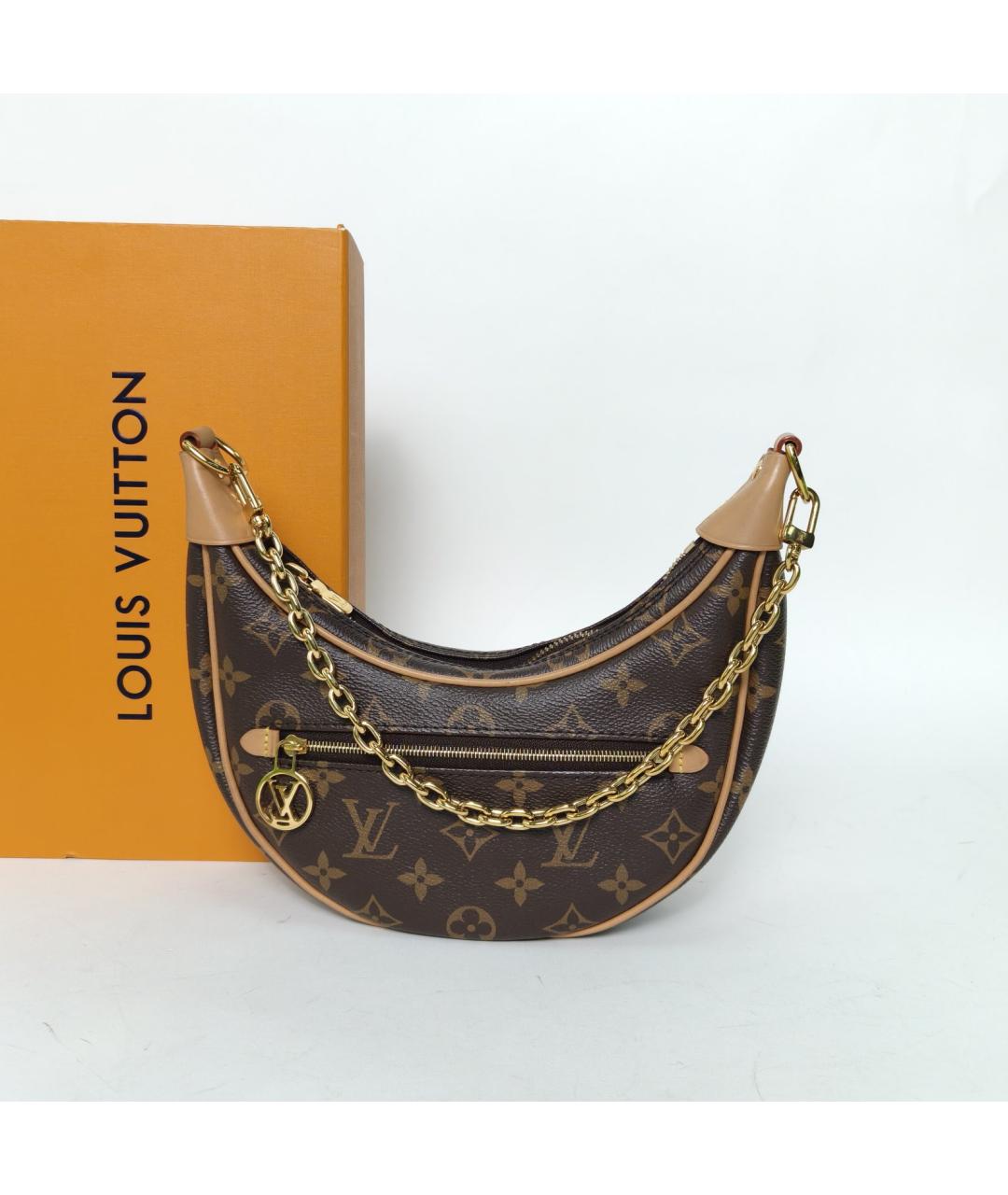 LOUIS VUITTON Коричневая сумка через плечо, фото 8