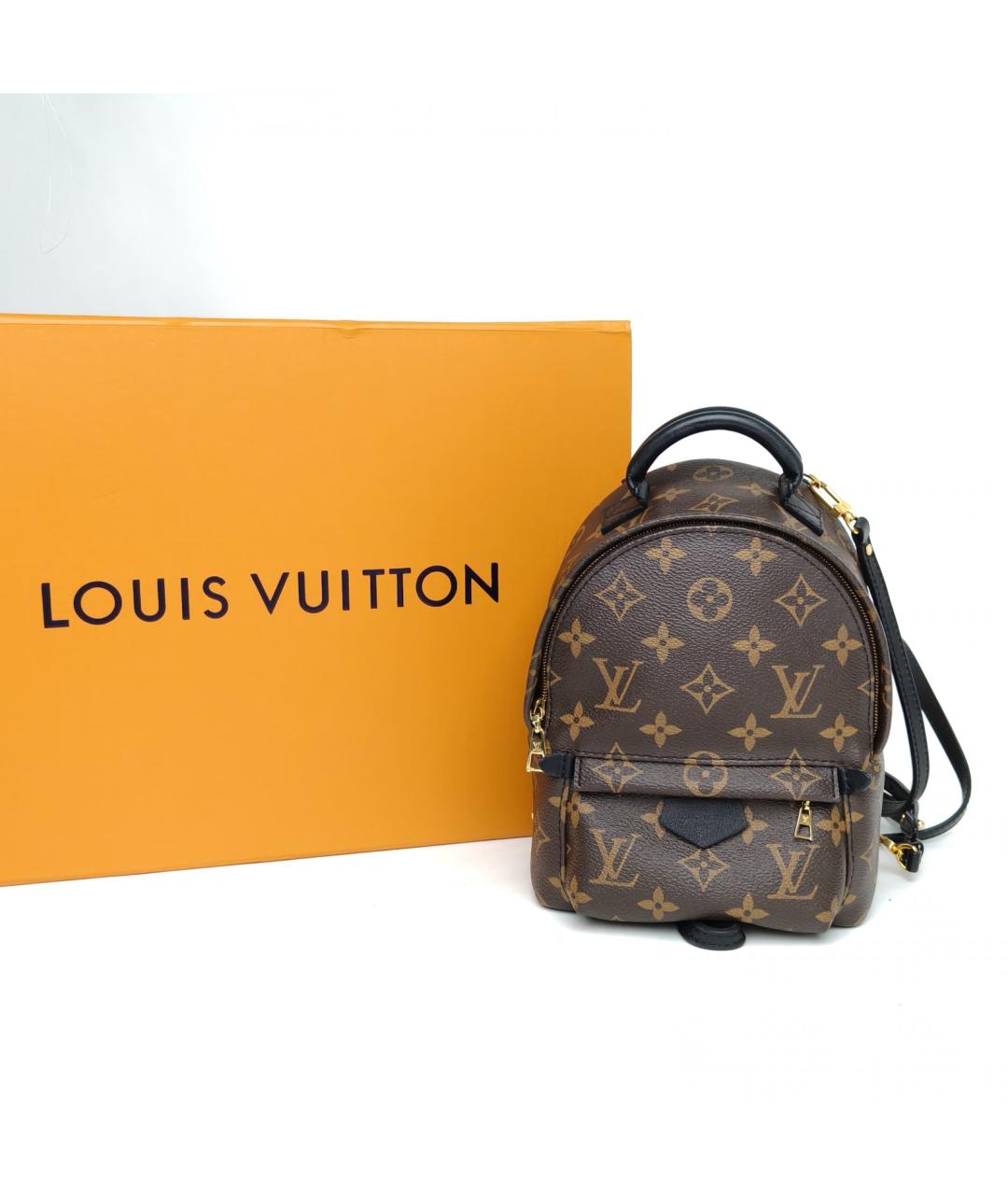 LOUIS VUITTON Коричневый рюкзак, фото 9