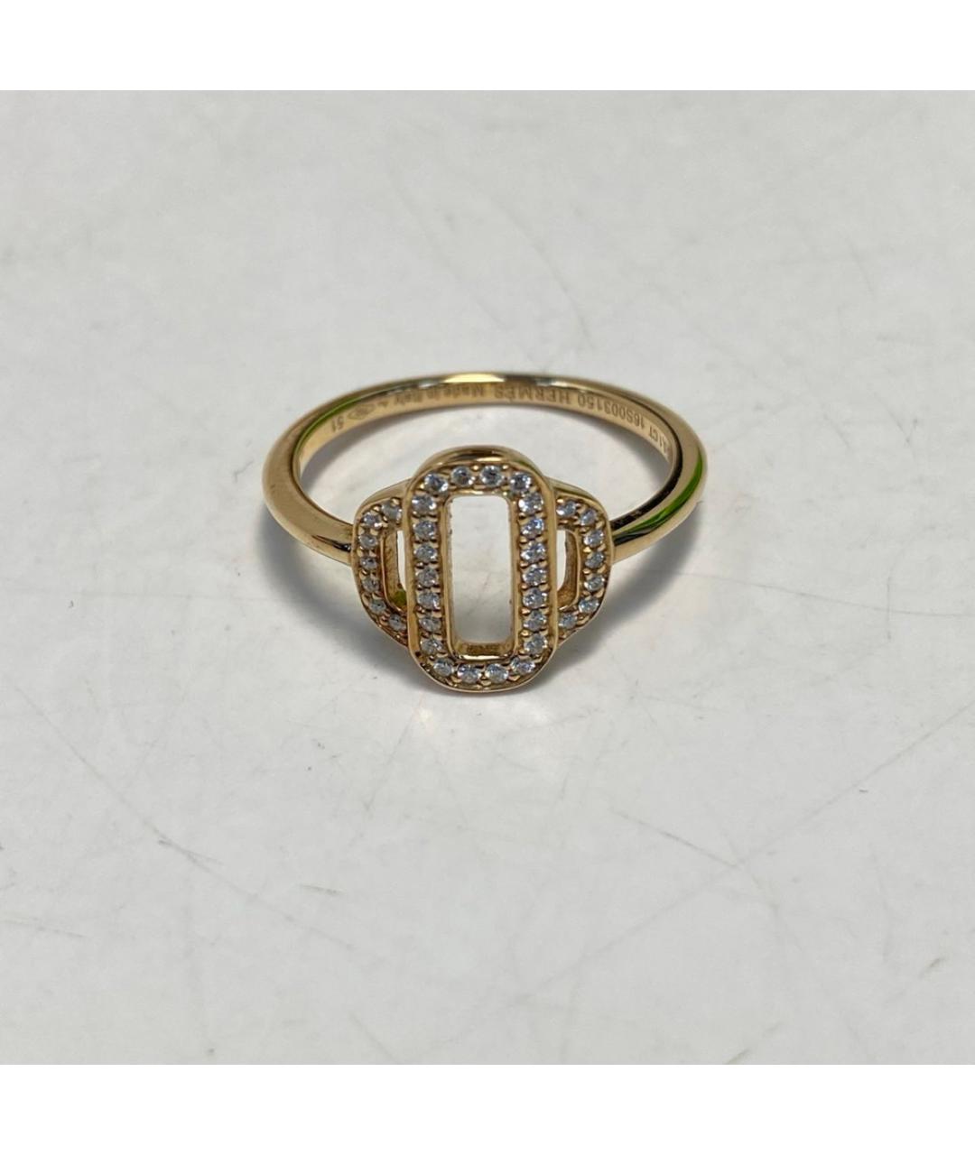 HERMES Золотое кольцо из розового золота, фото 6