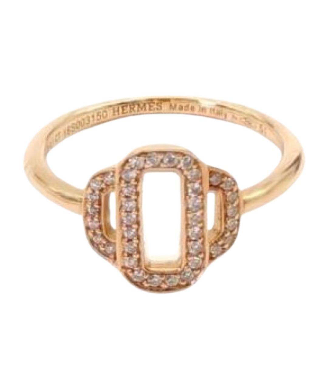 HERMES Золотое кольцо из розового золота, фото 1