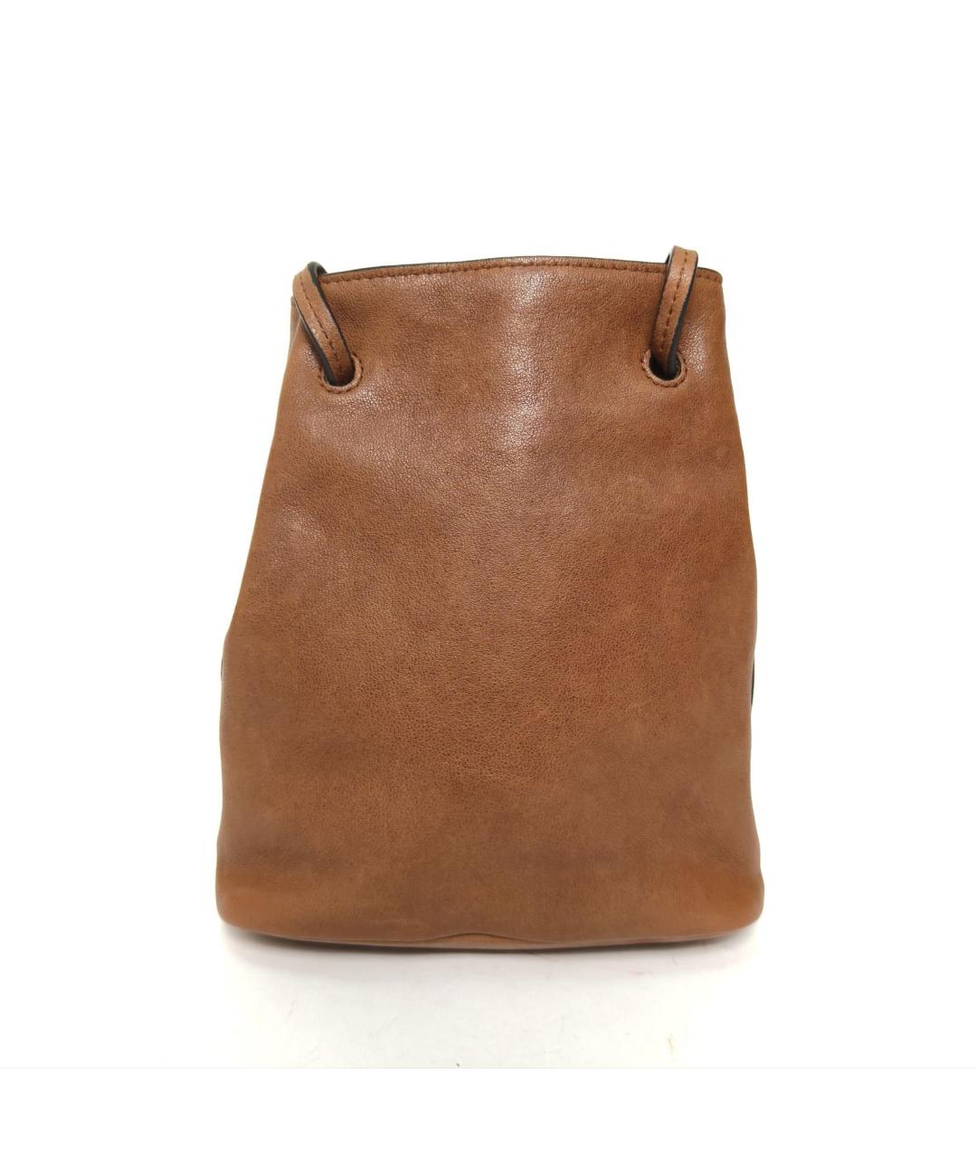 MIU MIU Коричневая кожаная сумка через плечо, фото 4