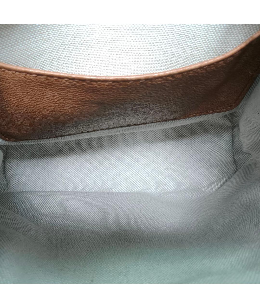 MIU MIU Коричневая кожаная сумка через плечо, фото 7