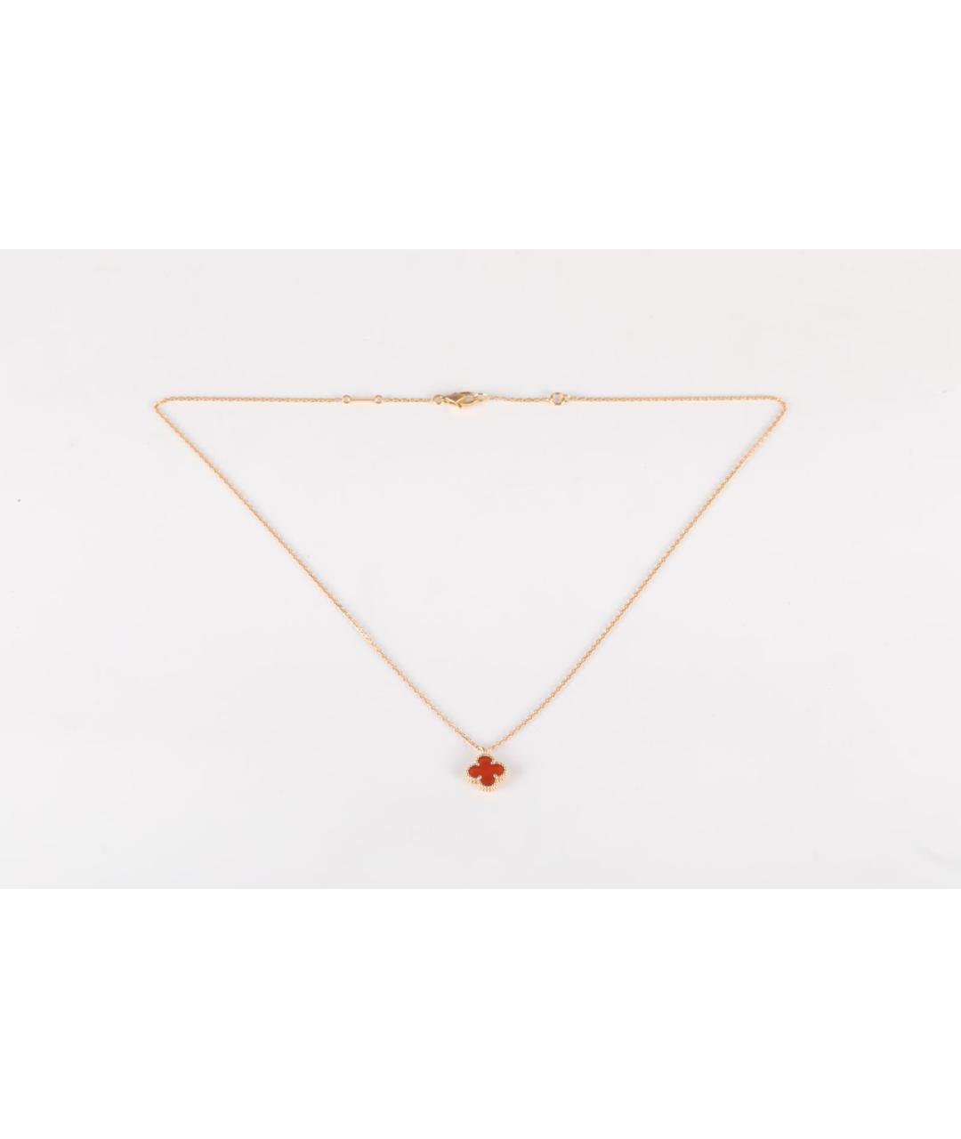 VAN CLEEF & ARPELS Красная подвеска из розового золота, фото 6