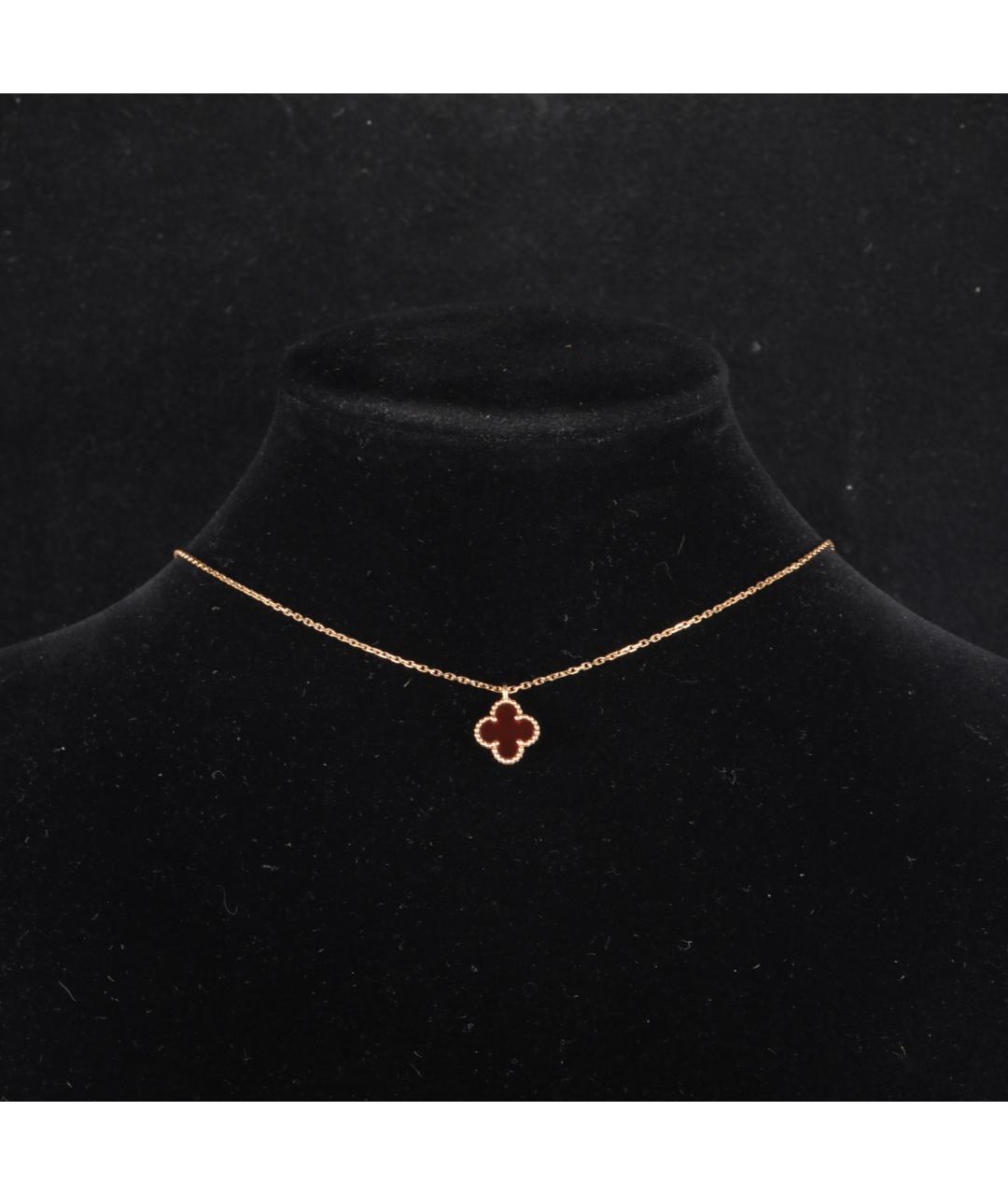 VAN CLEEF & ARPELS Красная подвеска из розового золота, фото 7