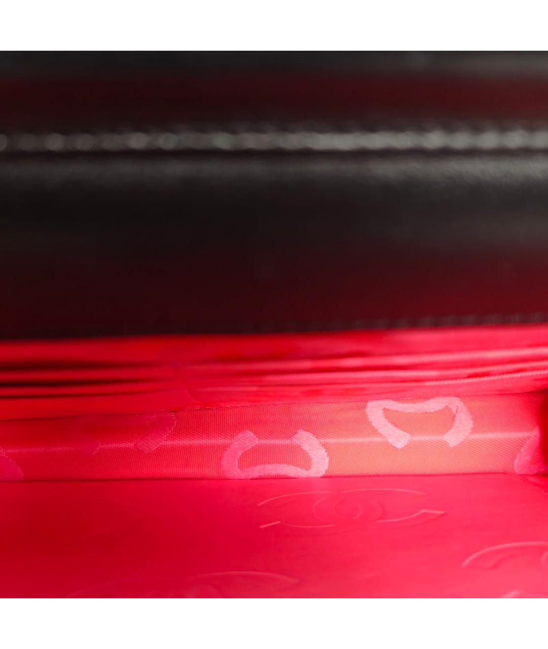 CHANEL Черная кожаная сумка через плечо, фото 7