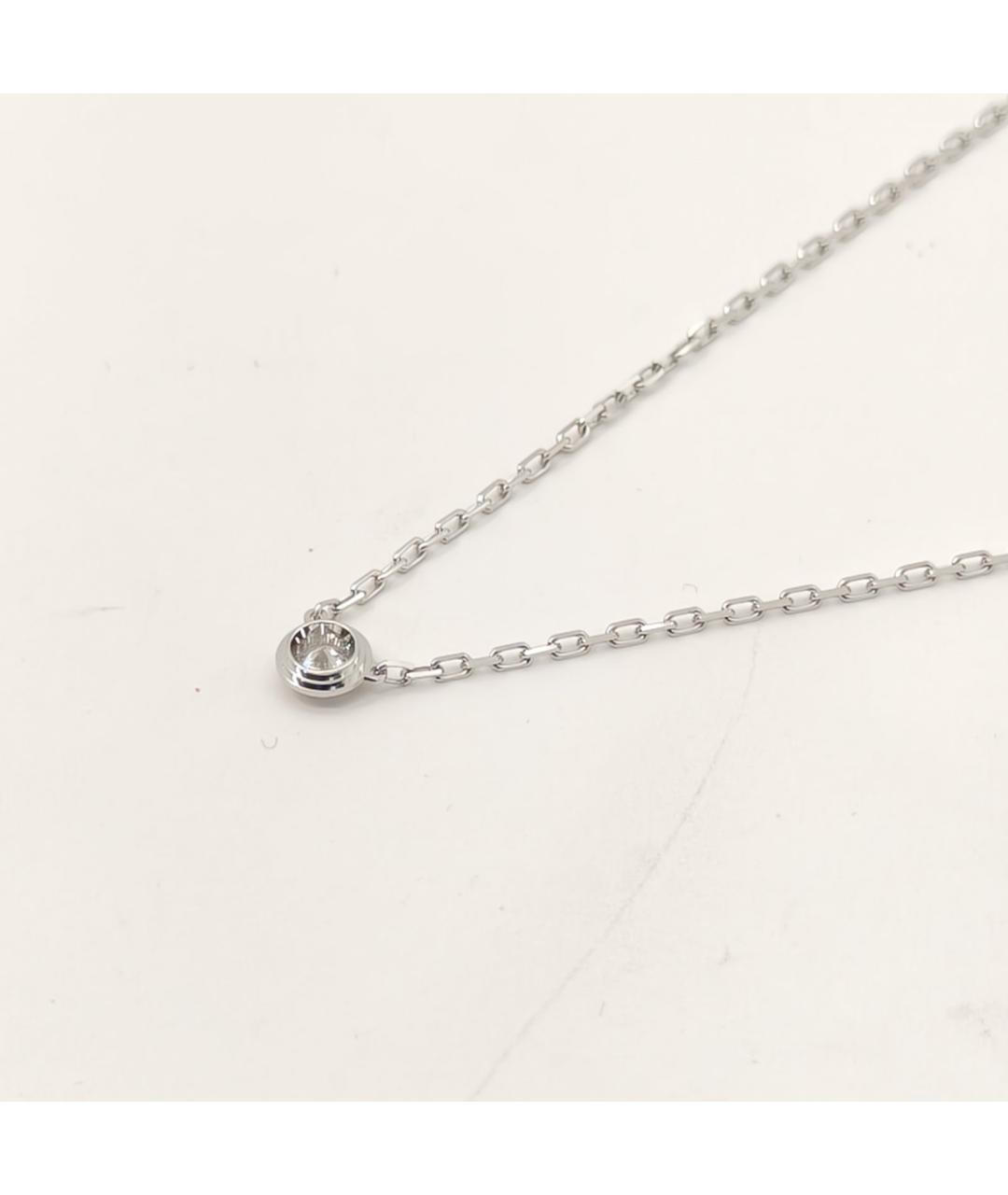 CARTIER Серебряное колье из белого золота, фото 3
