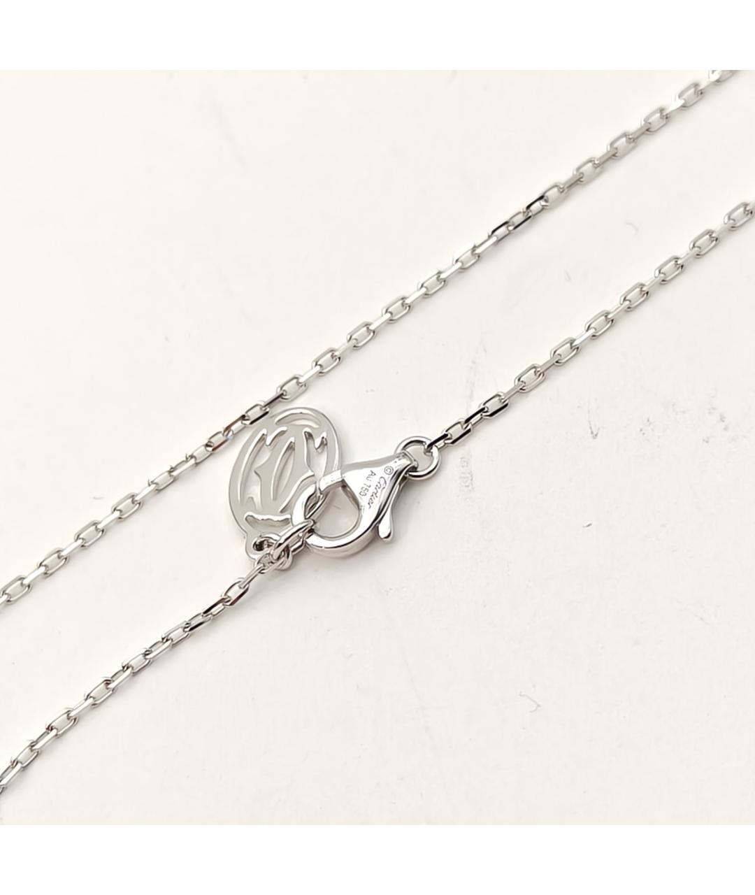 CARTIER Серебряное колье из белого золота, фото 4