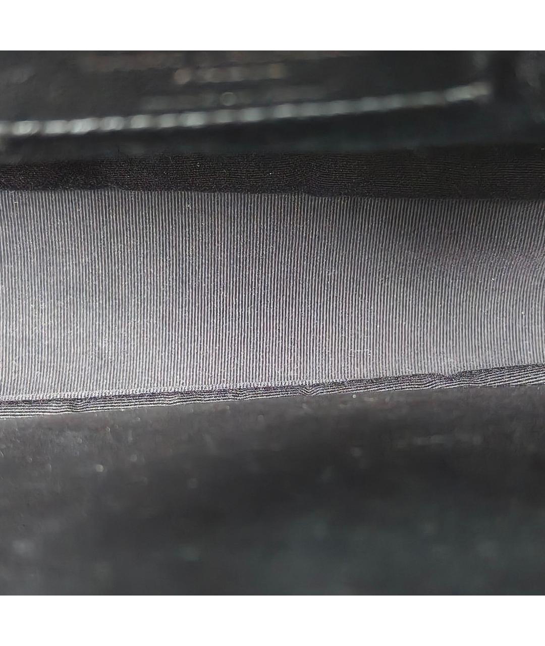 SAINT LAURENT Серая кожаная сумка через плечо, фото 7