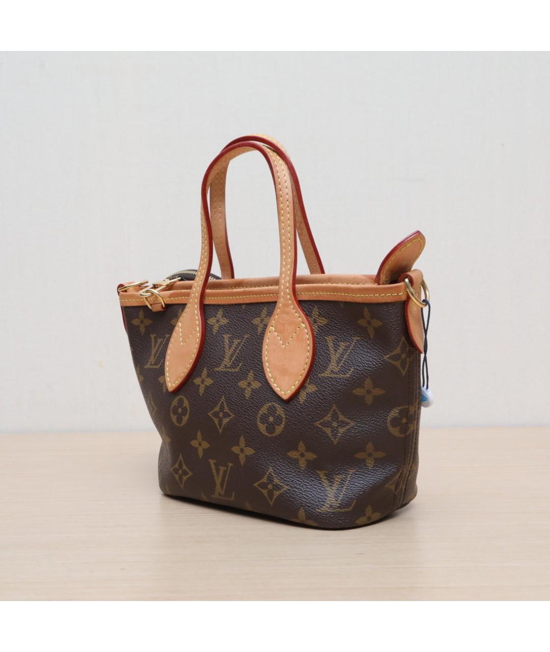 LOUIS VUITTON Коричневая сумка с короткими ручками, фото 4