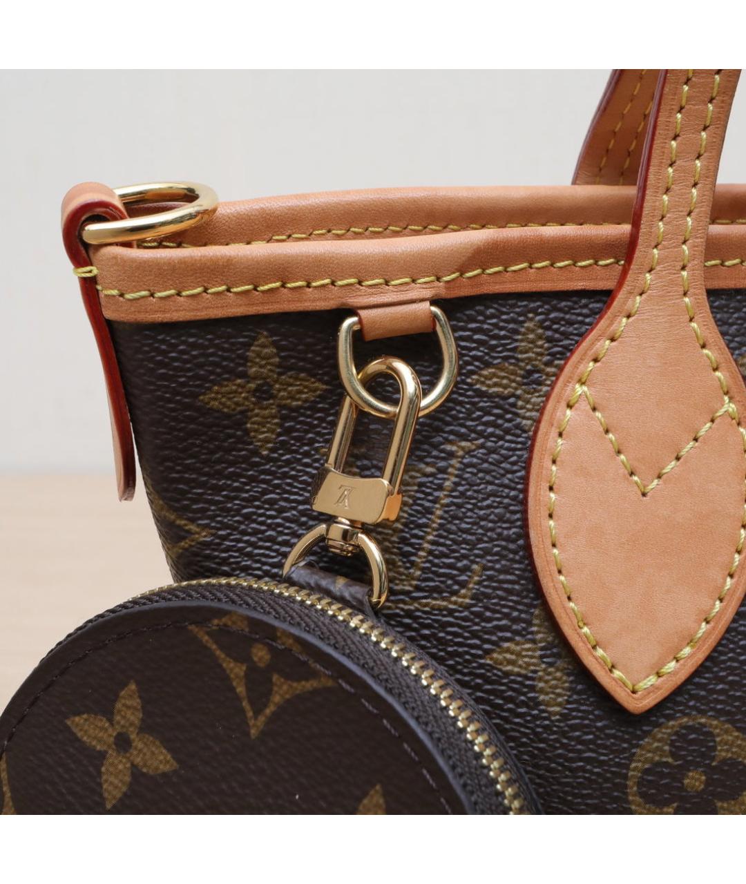 LOUIS VUITTON Коричневая сумка с короткими ручками, фото 8