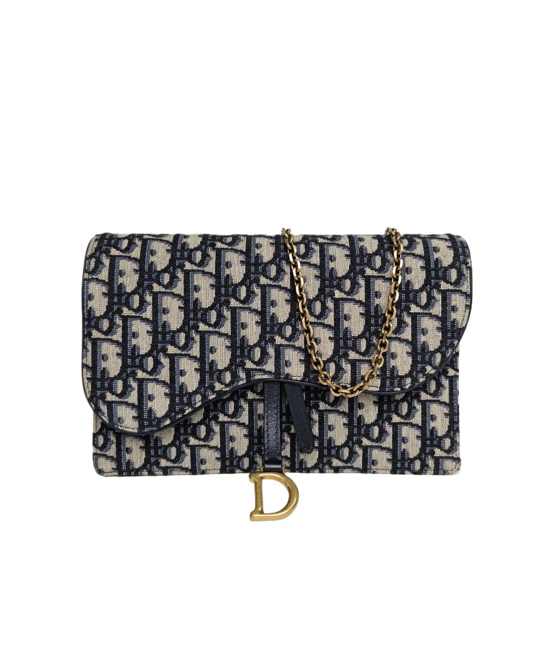 CHRISTIAN DIOR Синяя сумка через плечо, фото 9