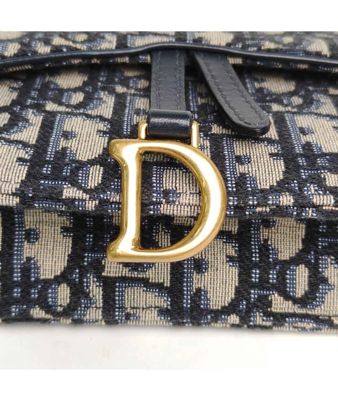 CHRISTIAN DIOR Синяя сумка через плечо, фото 7