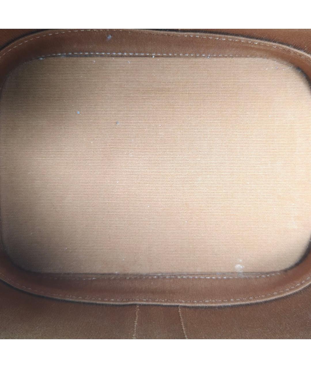 CELINE Коричневая сумка через плечо, фото 7