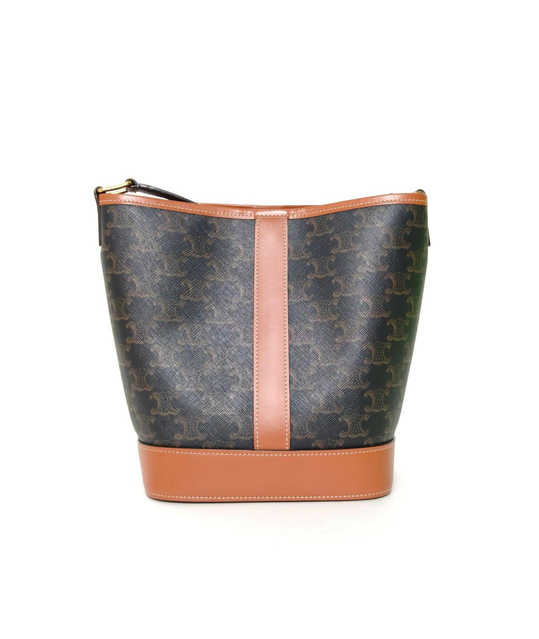 CELINE Коричневая сумка через плечо, фото 4