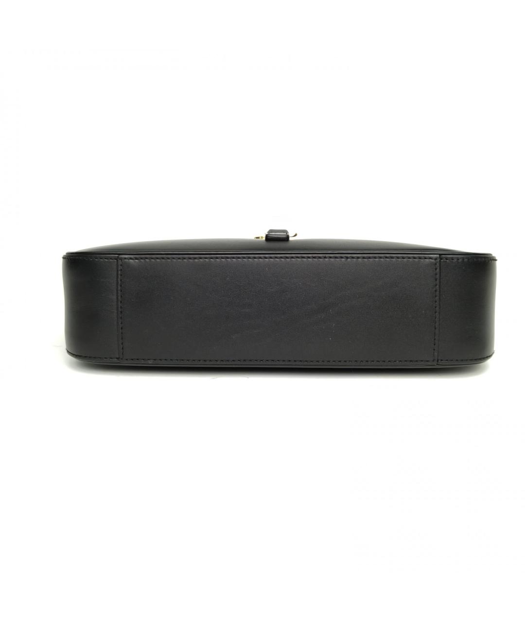 SAINT LAURENT Черная кожаная сумка через плечо, фото 6