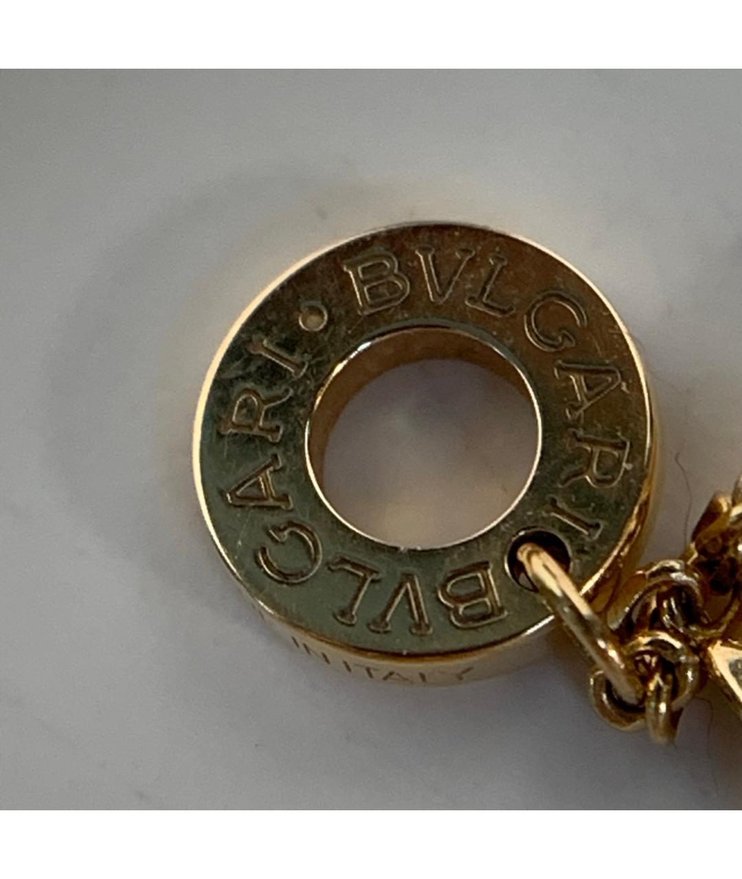 BVLGARI Белая подвеска из розового золота, фото 7