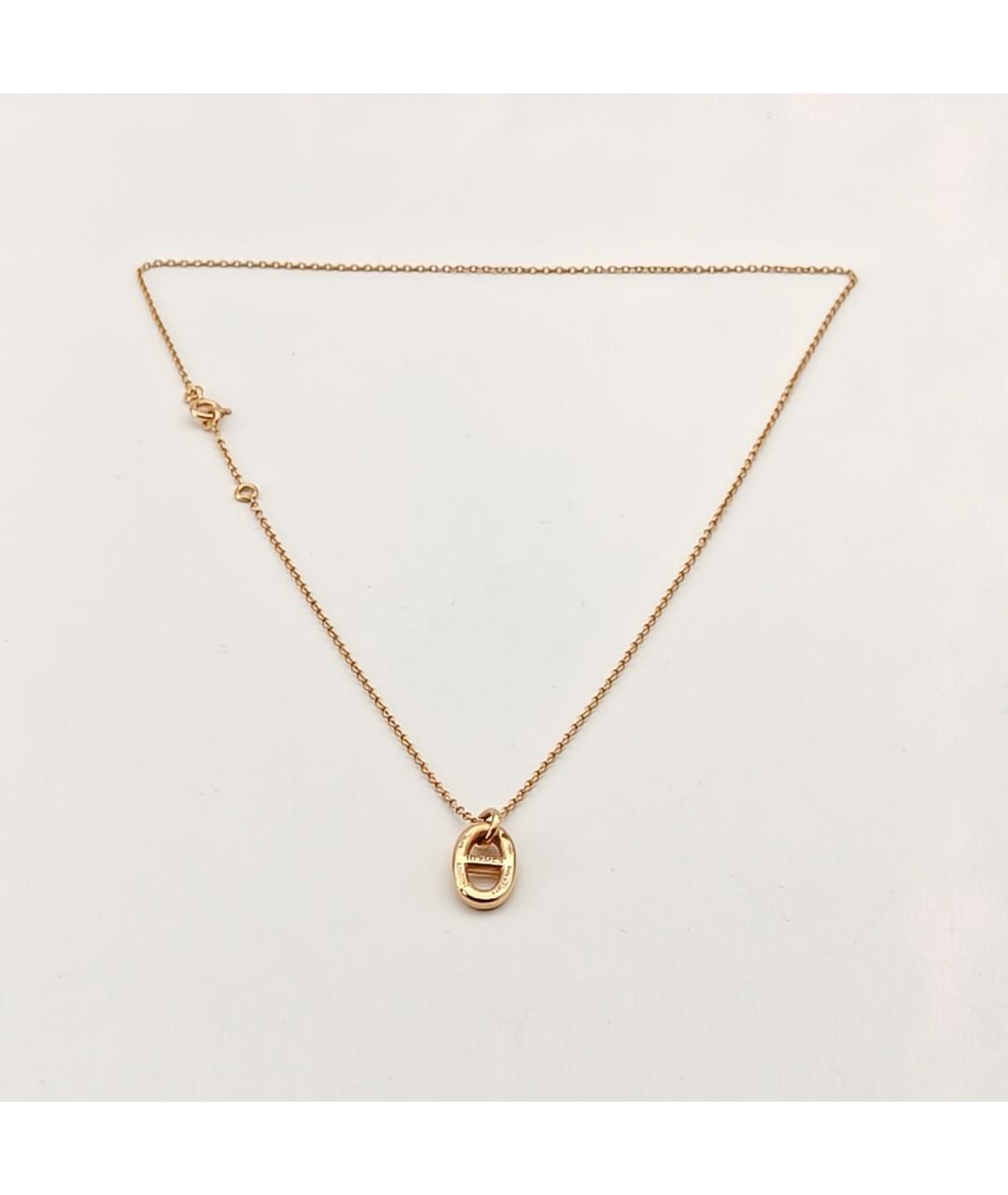 HERMES Золотая подвеска из розового золота, фото 7