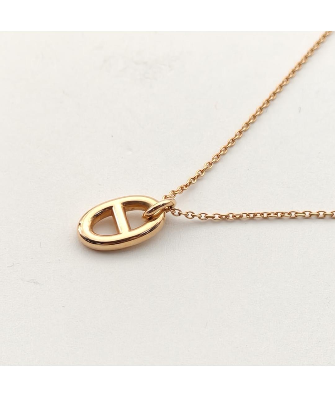 HERMES Золотая подвеска из розового золота, фото 5