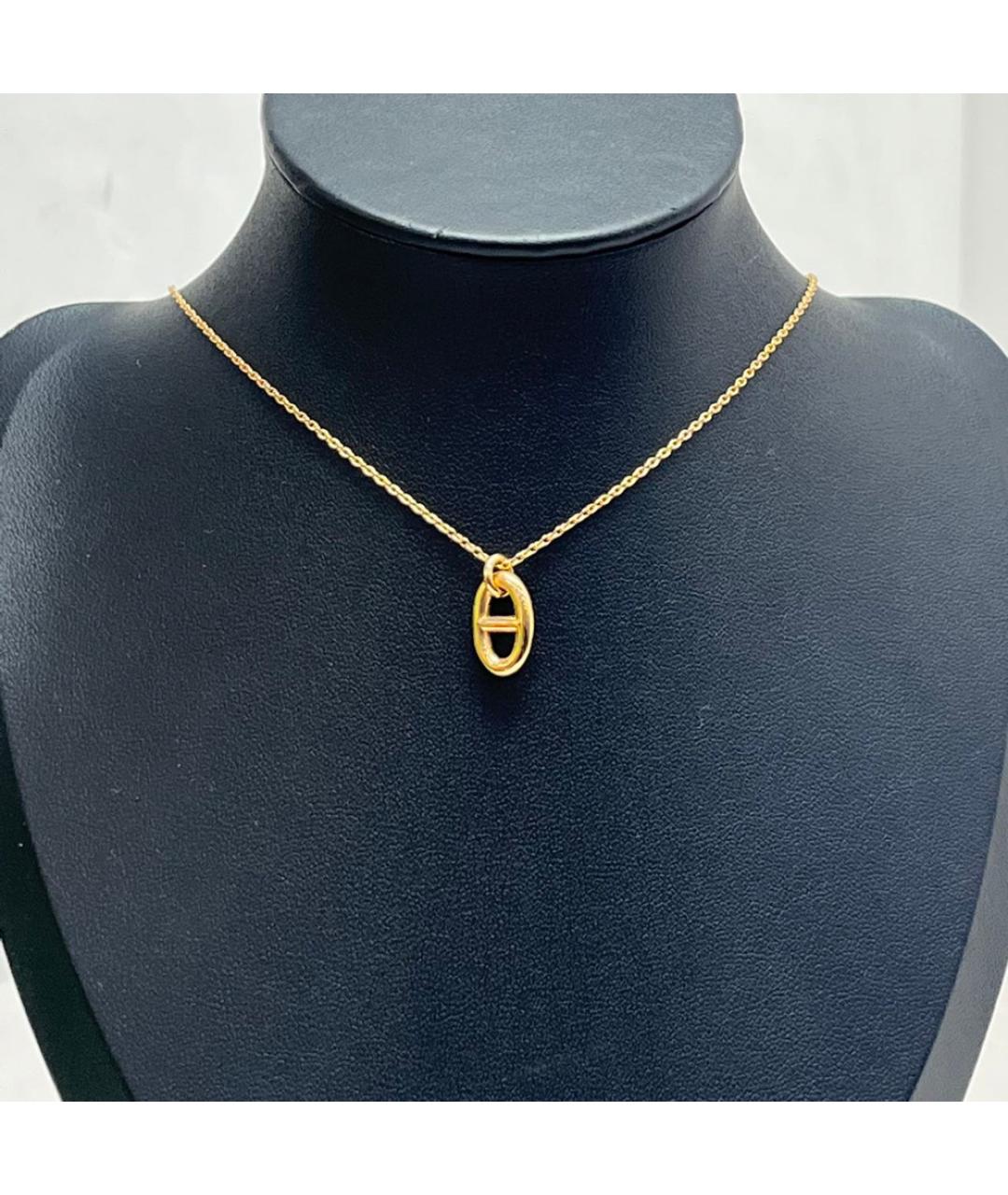 HERMES Золотая подвеска из розового золота, фото 8