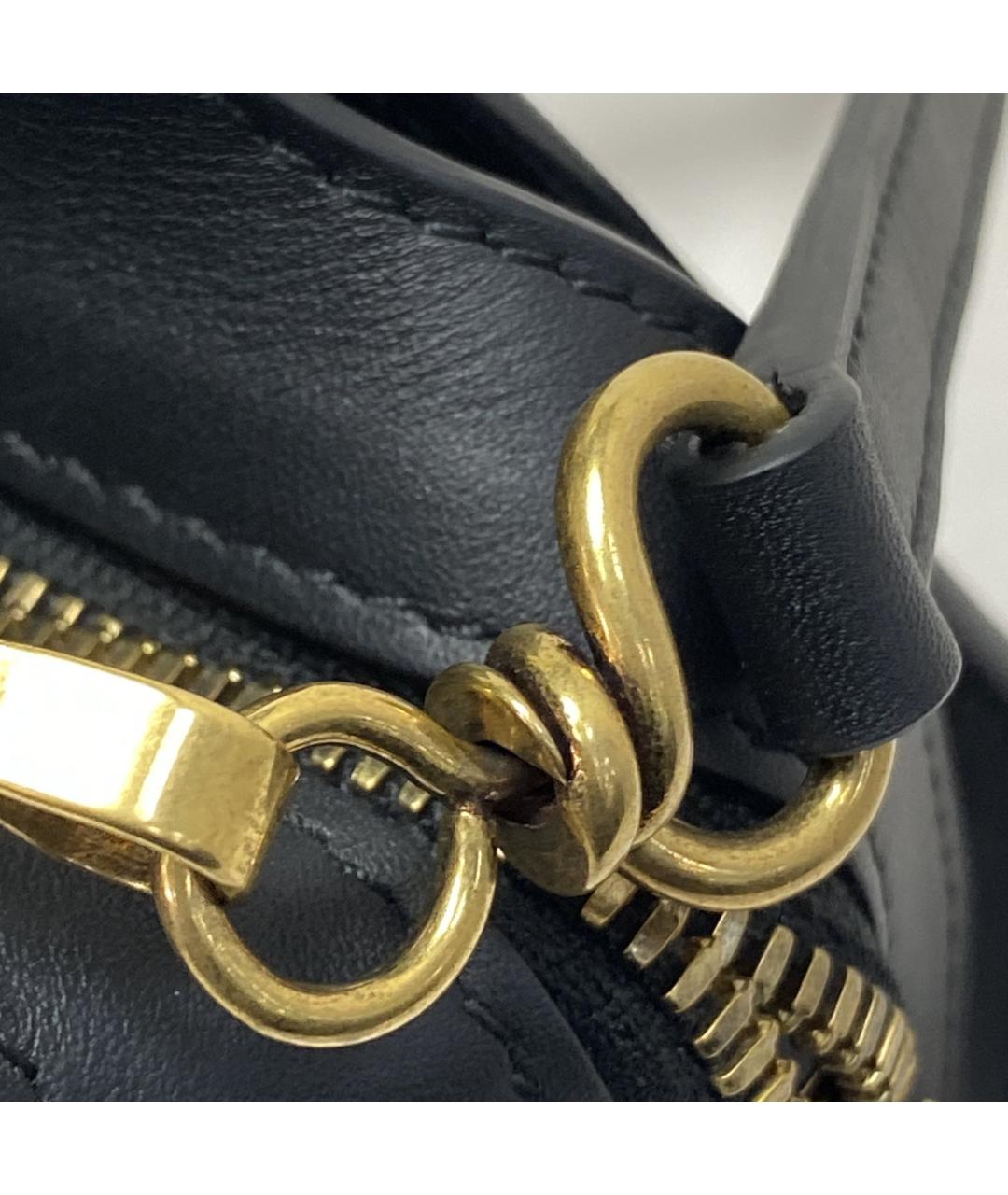 BALENCIAGA Черная кожаная сумка через плечо, фото 9