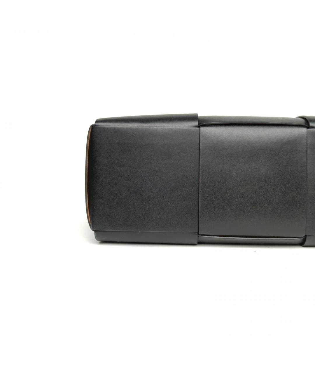 BOTTEGA VENETA Черный кожаный портфель, фото 6