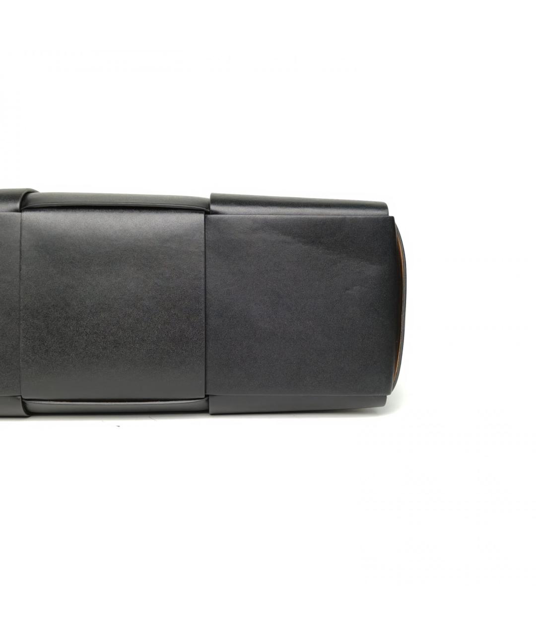 BOTTEGA VENETA Черный кожаный портфель, фото 7