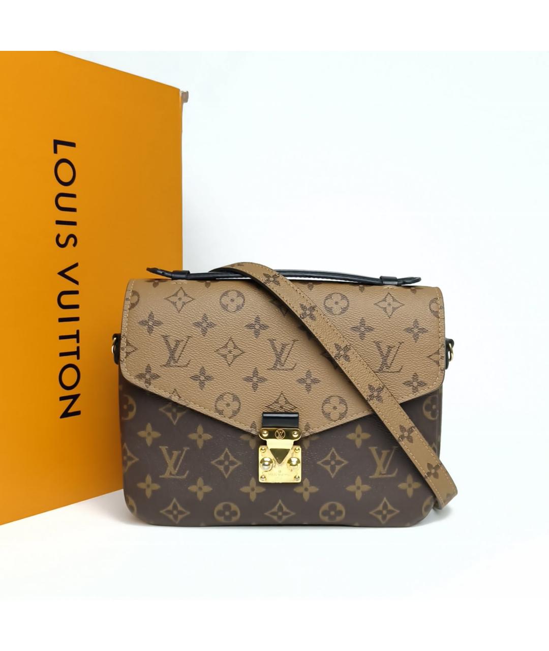 LOUIS VUITTON Коричневая сумка через плечо, фото 9