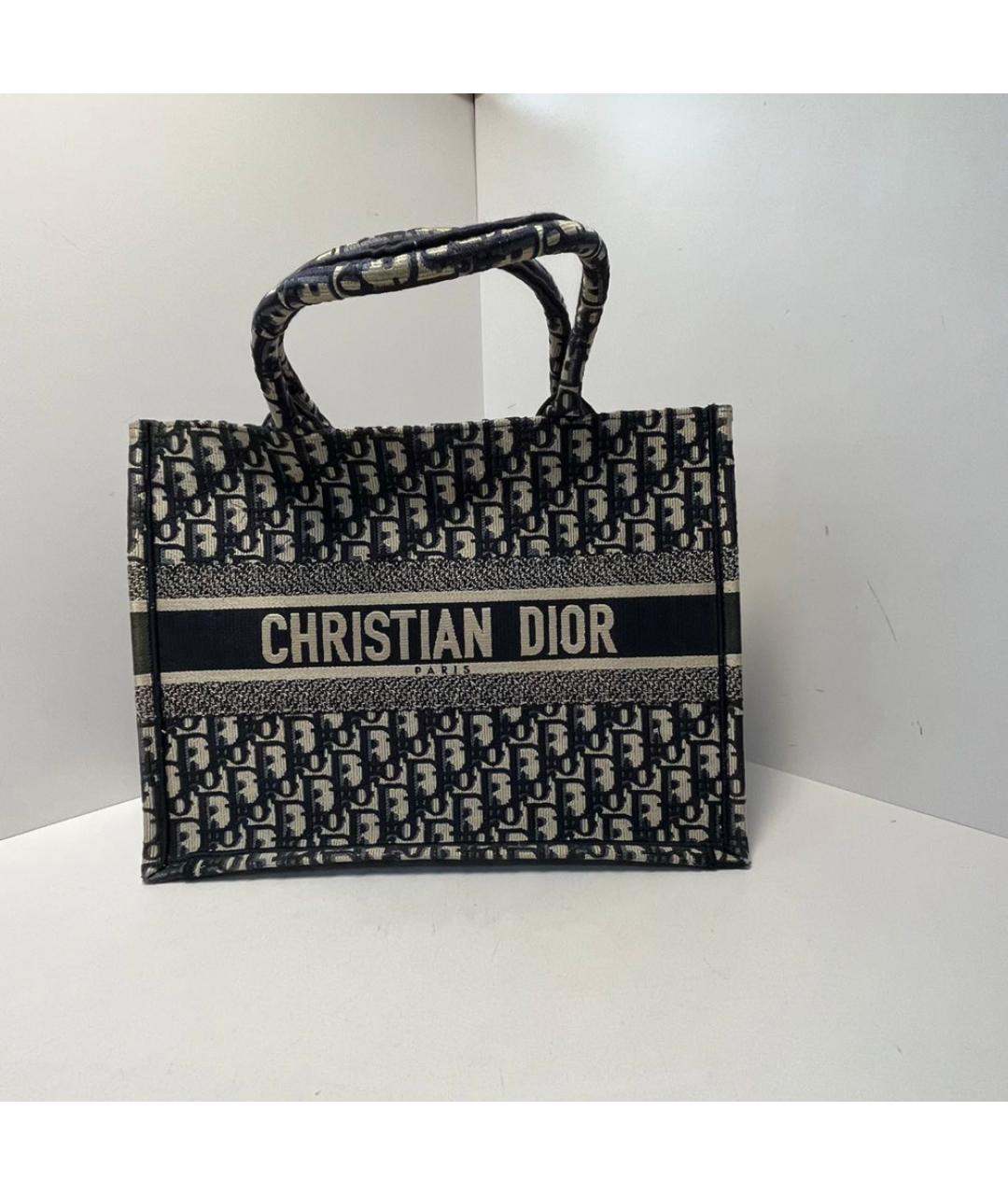 CHRISTIAN DIOR Темно-синяя сумка через плечо, фото 8