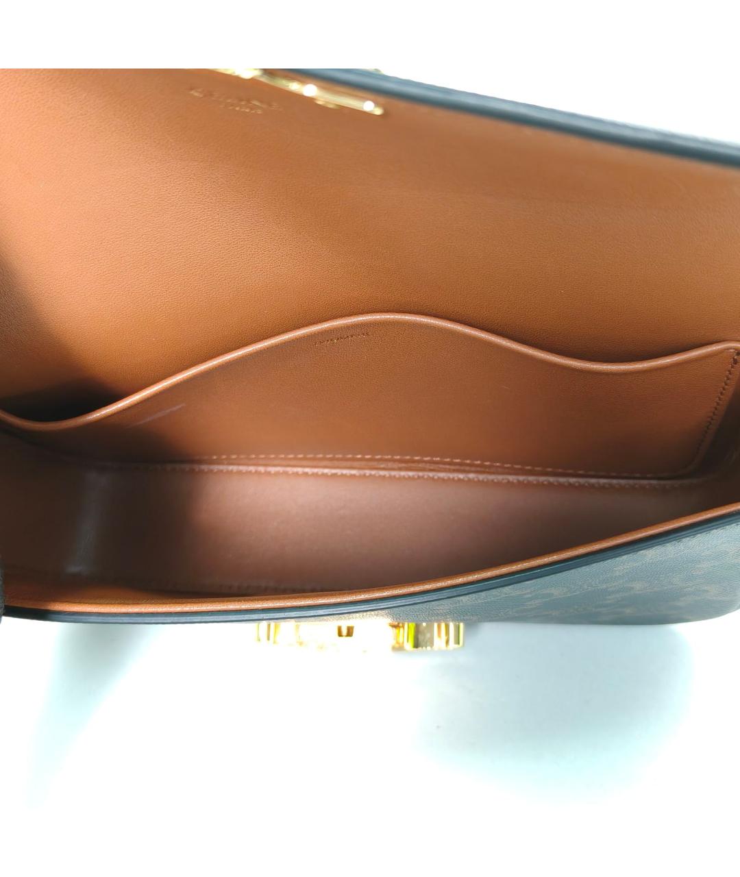 CELINE Коричневая сумка через плечо, фото 8