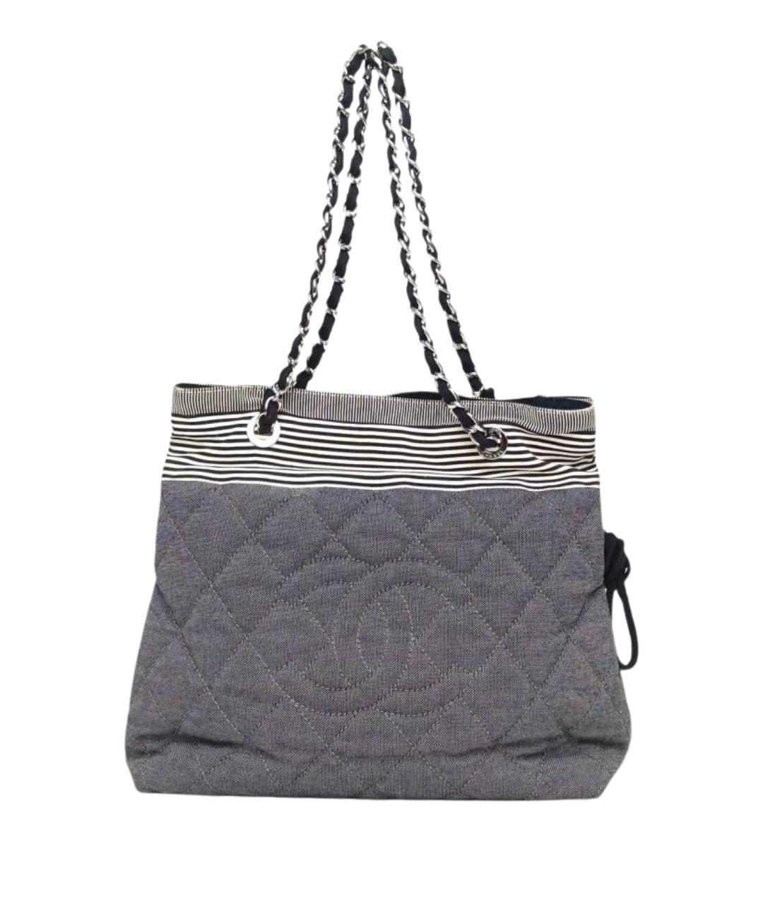 CHANEL Серая сумка через плечо, фото 1