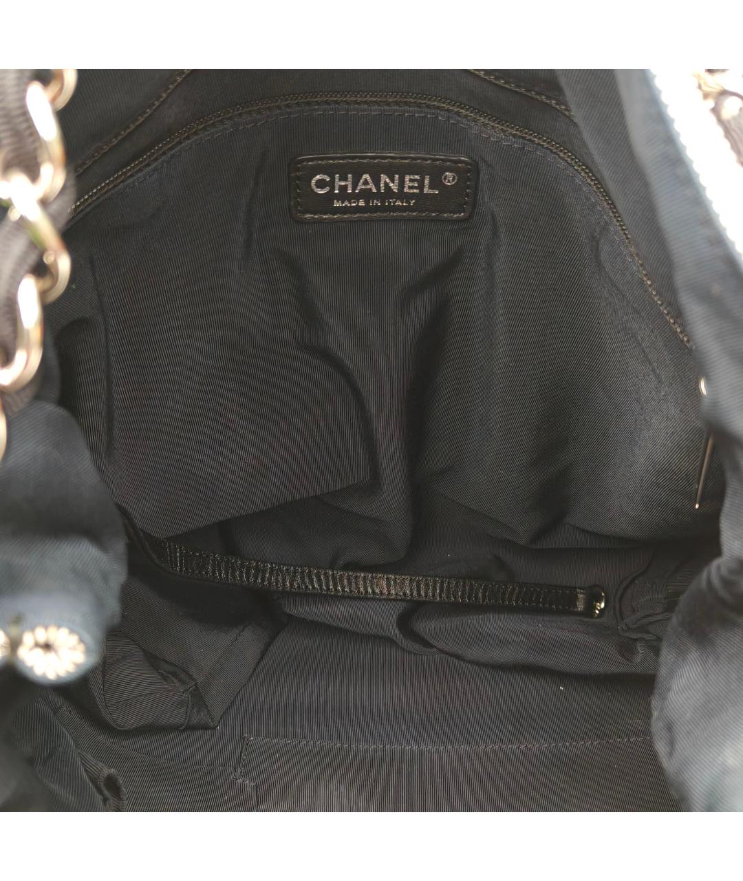 CHANEL Серая сумка через плечо, фото 7