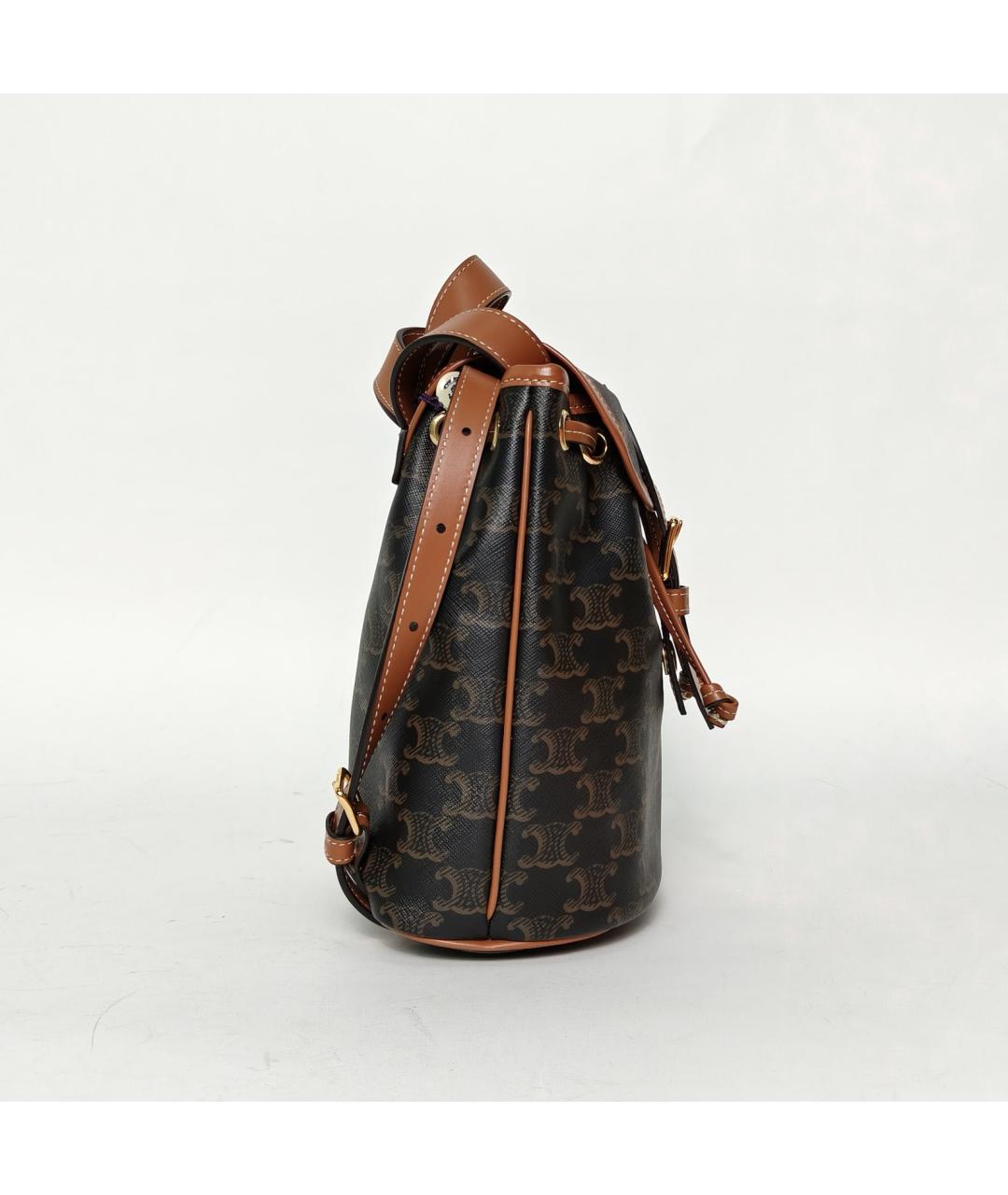 CELINE Коричневый рюкзак, фото 5