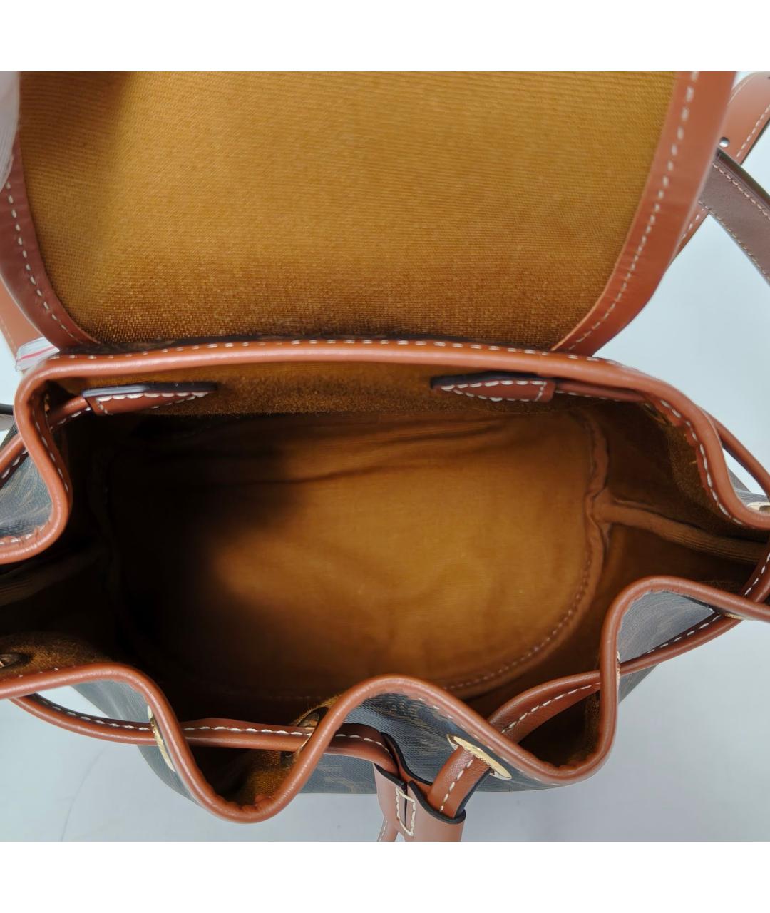 CELINE Коричневый рюкзак, фото 8