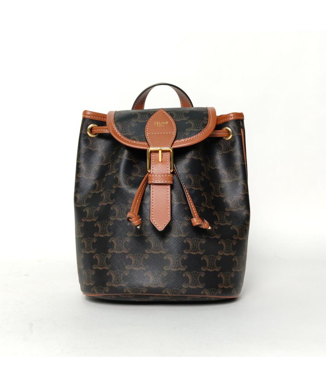CELINE Коричневый рюкзак, фото 2