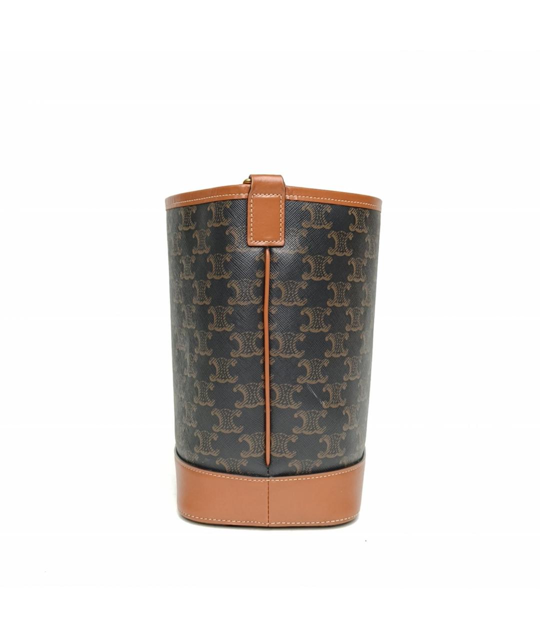 CELINE Коричневая сумка через плечо, фото 5