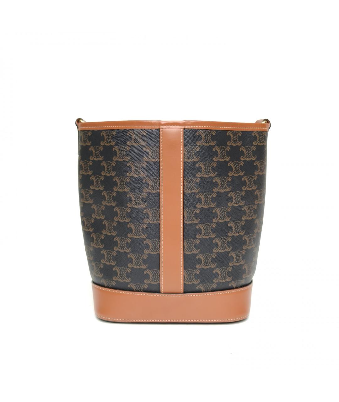 CELINE Коричневая сумка через плечо, фото 4