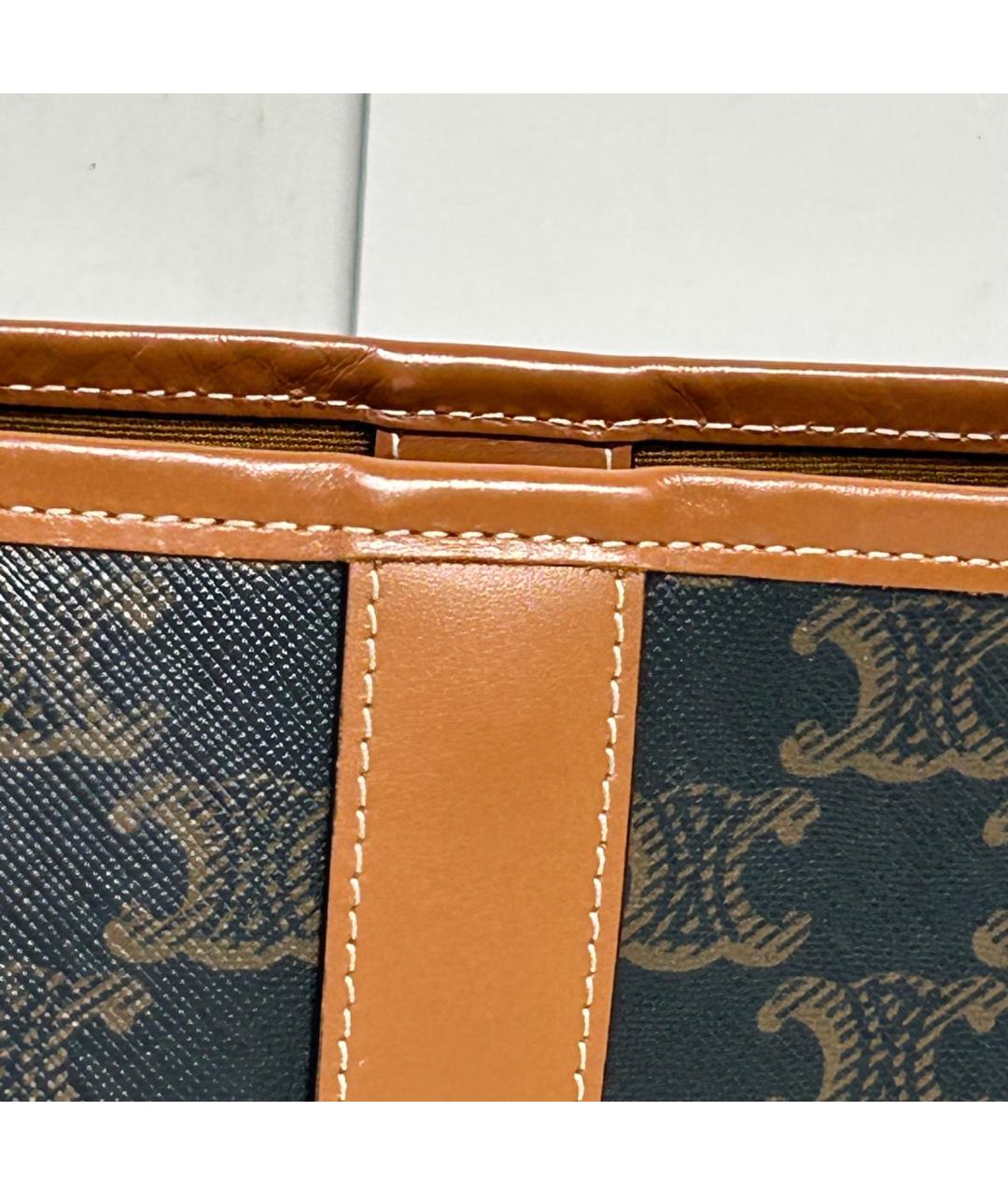 CELINE Коричневая сумка через плечо, фото 9