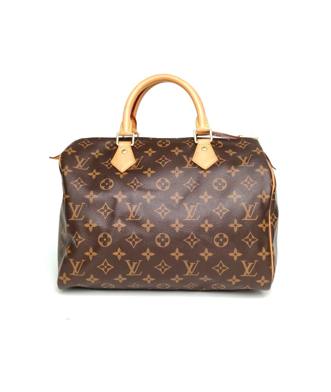 LOUIS VUITTON Коричневая сумка с короткими ручками, фото 2