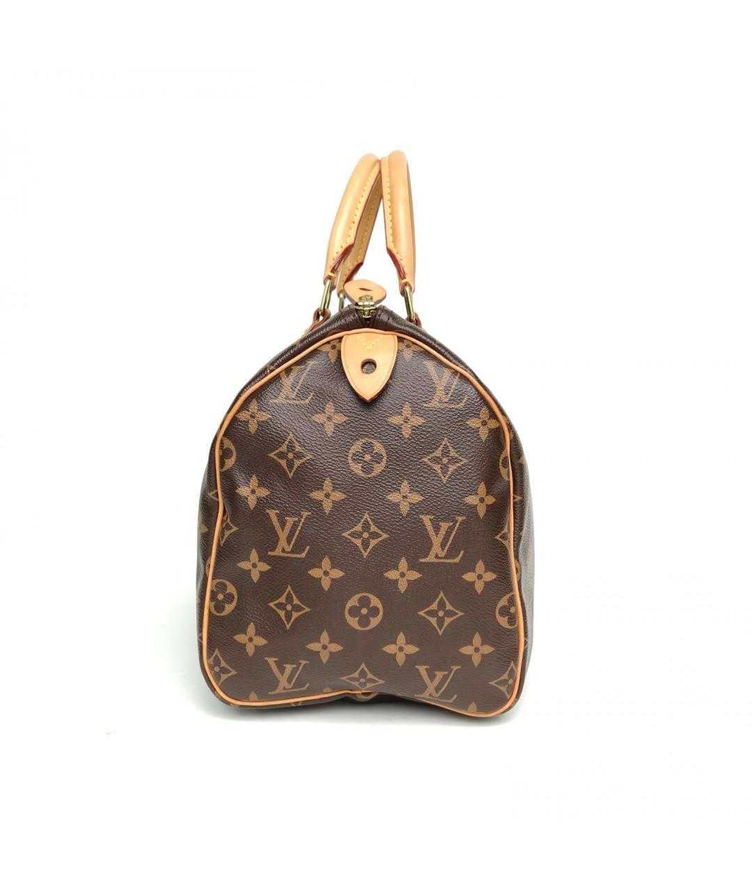 LOUIS VUITTON Коричневая сумка с короткими ручками, фото 3