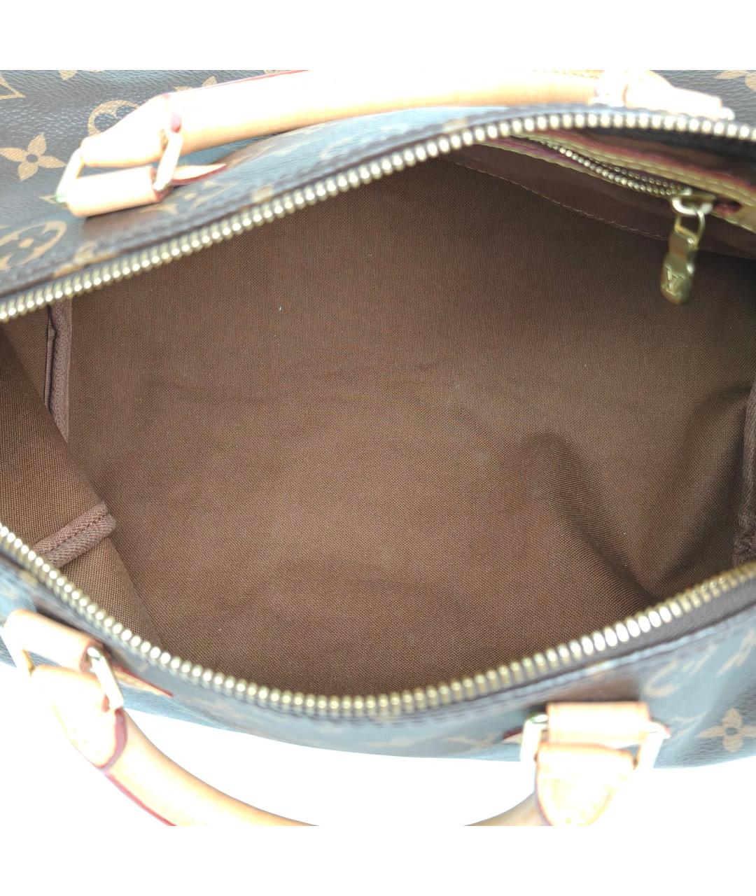 LOUIS VUITTON Коричневая сумка с короткими ручками, фото 9