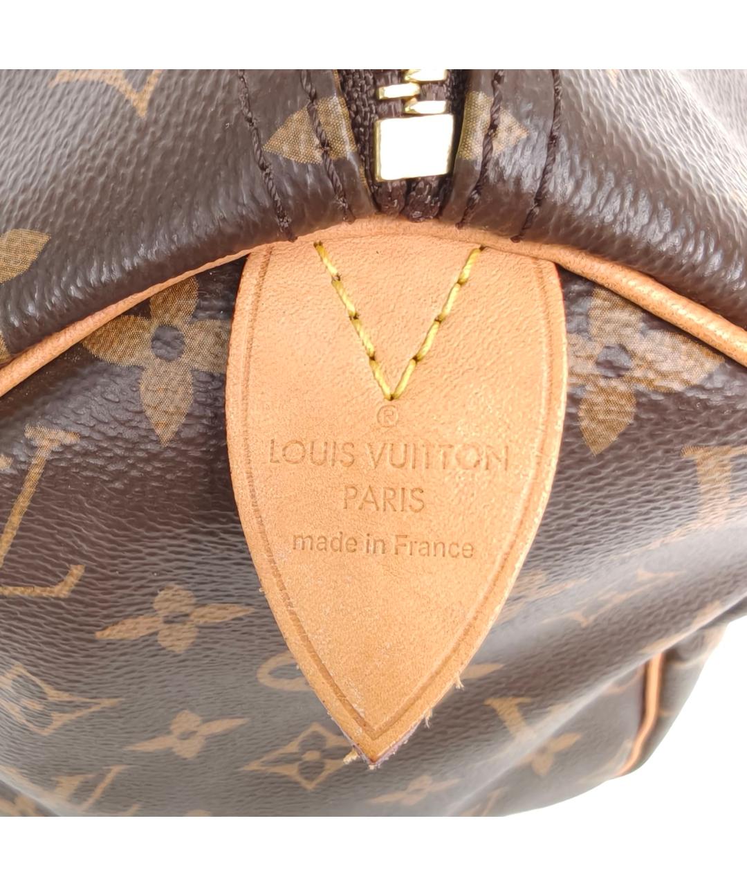 LOUIS VUITTON Коричневая сумка с короткими ручками, фото 6