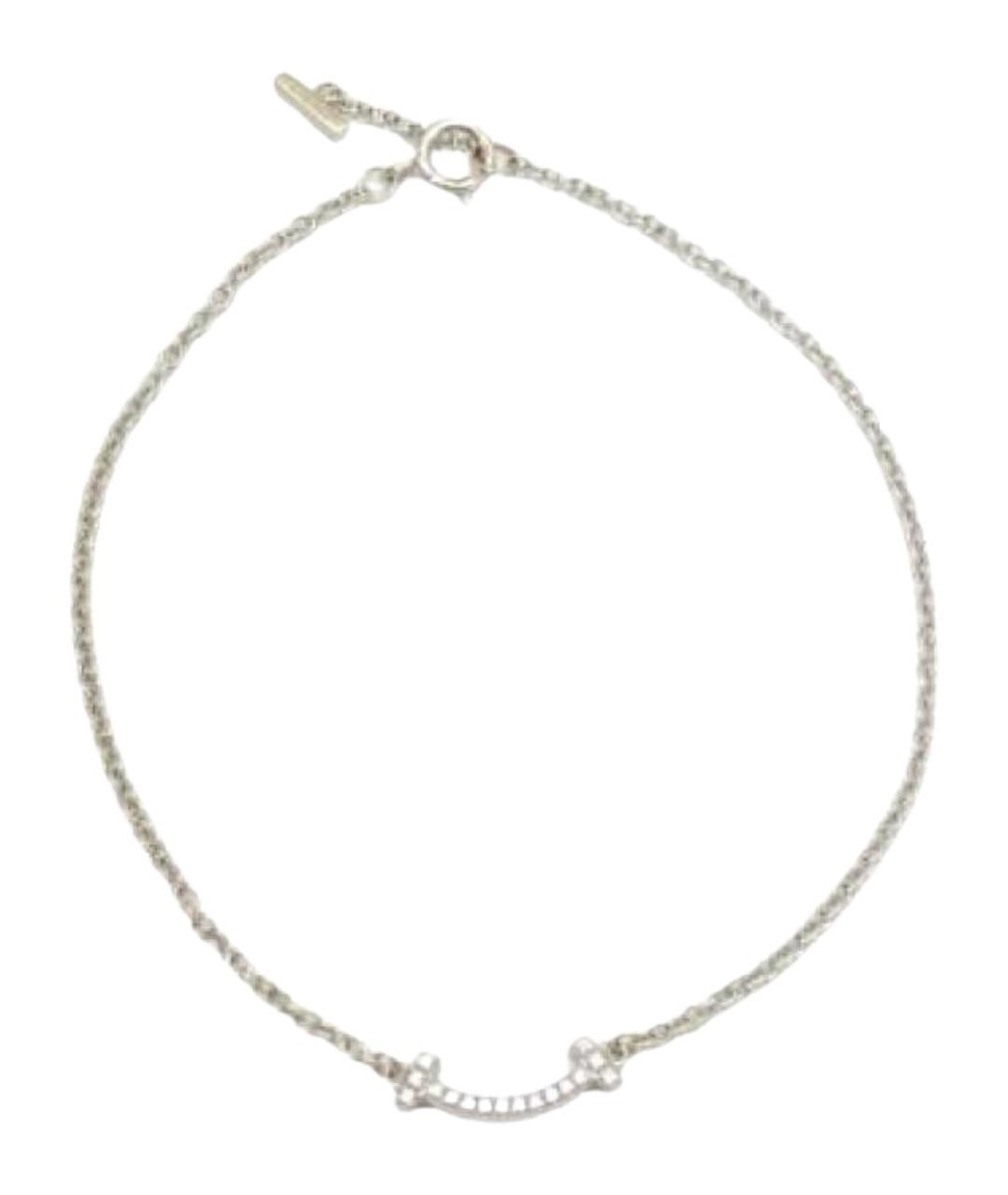 TIFFANY&CO Серебрянный браслет из белого золота, фото 1