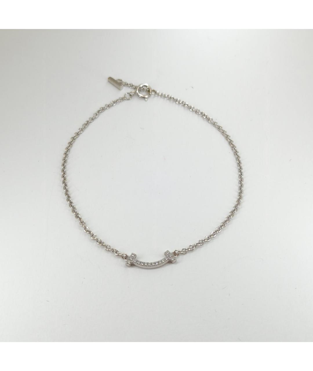 TIFFANY&CO Серебрянный браслет из белого золота, фото 6