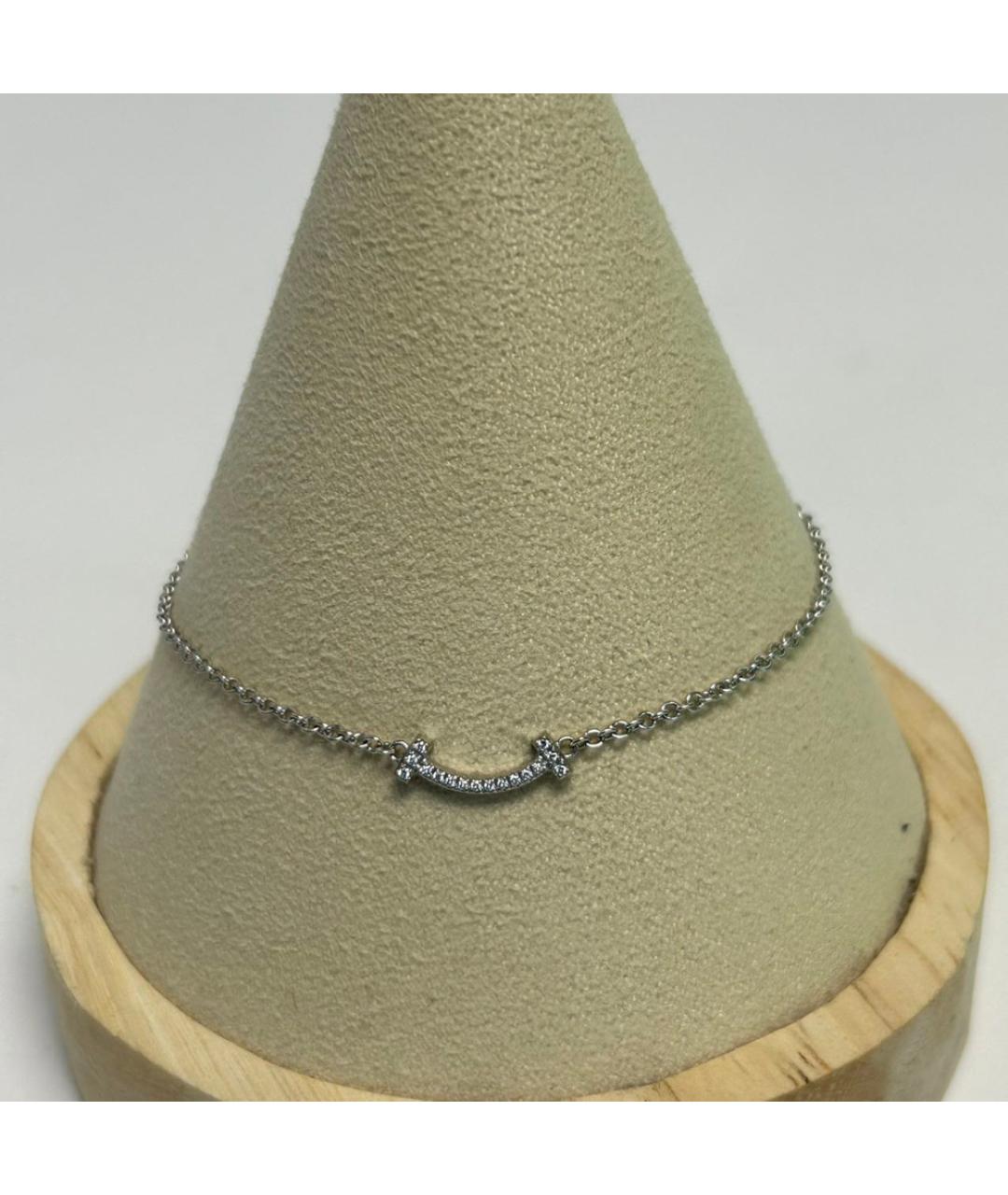 TIFFANY&CO Серебрянный браслет из белого золота, фото 7