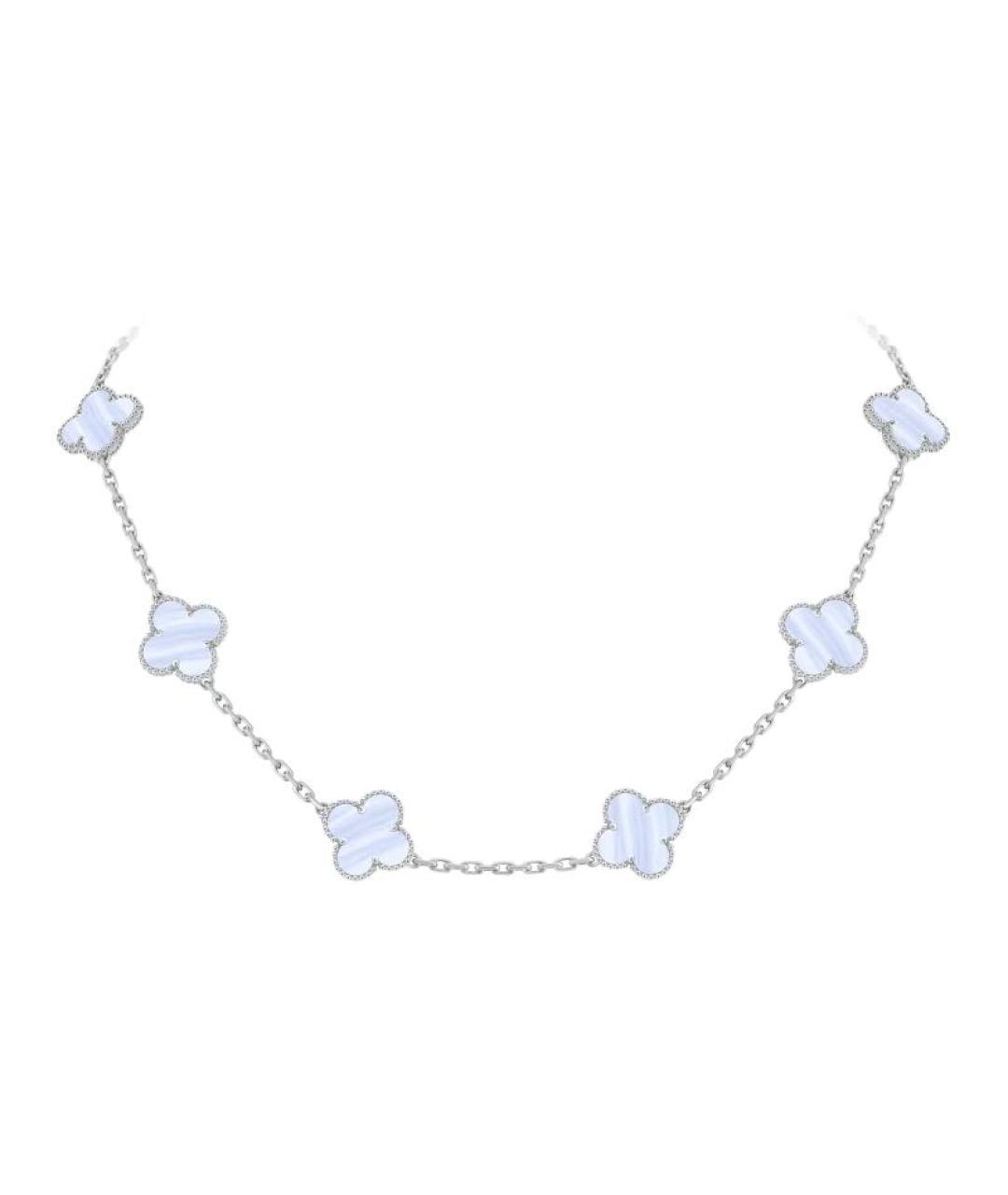 VAN CLEEF & ARPELS Серебряное колье из белого золота, фото 4