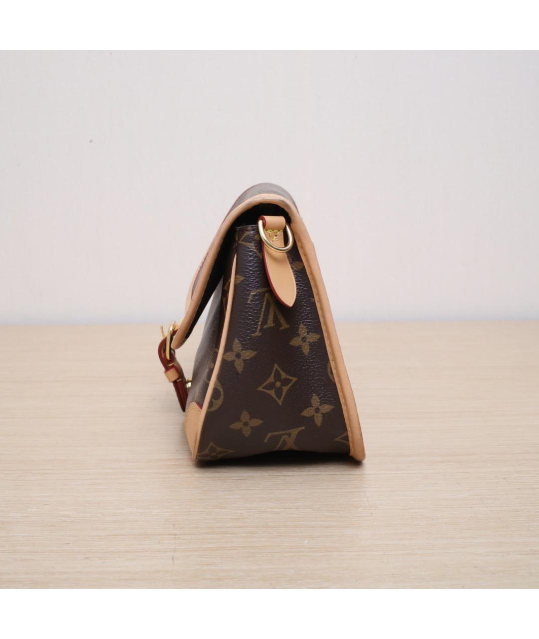 LOUIS VUITTON Коричневая сумка через плечо, фото 5