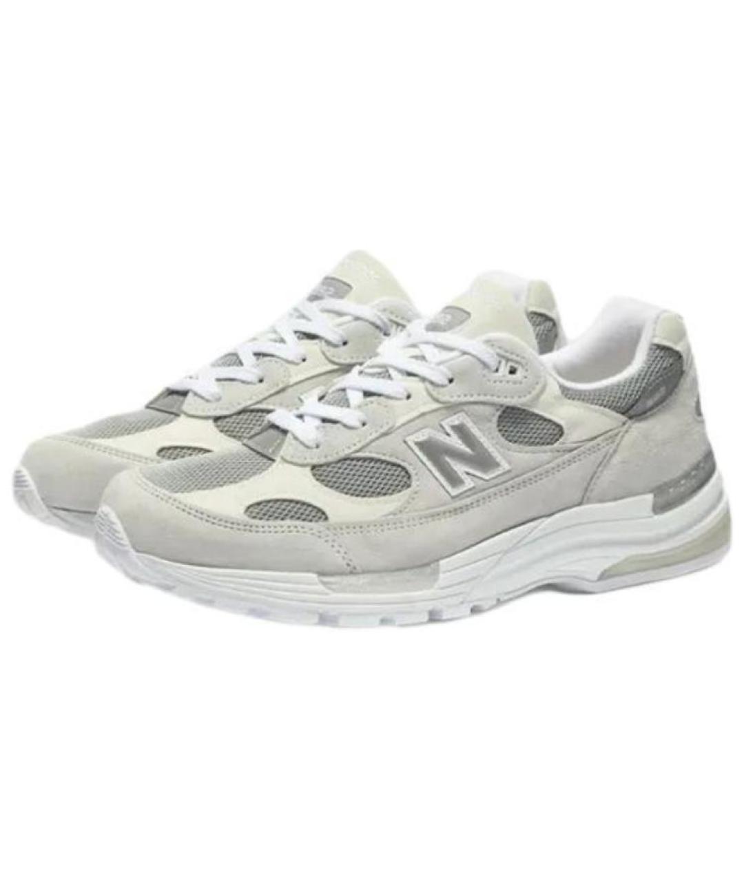 NEW BALANCE Серые замшевые кроссовки, фото 2