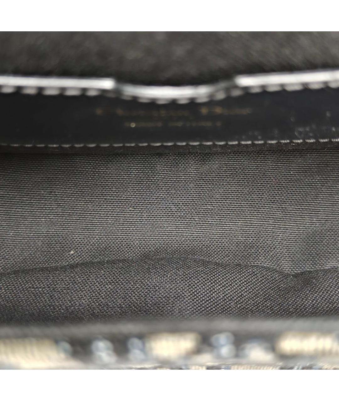 CHRISTIAN DIOR Темно-синяя сумка через плечо, фото 8