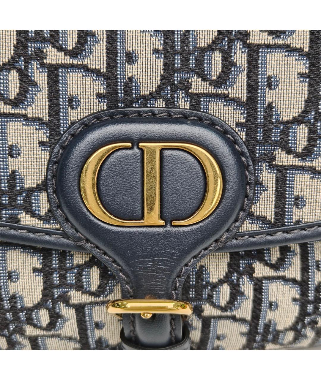 CHRISTIAN DIOR Темно-синяя сумка через плечо, фото 7