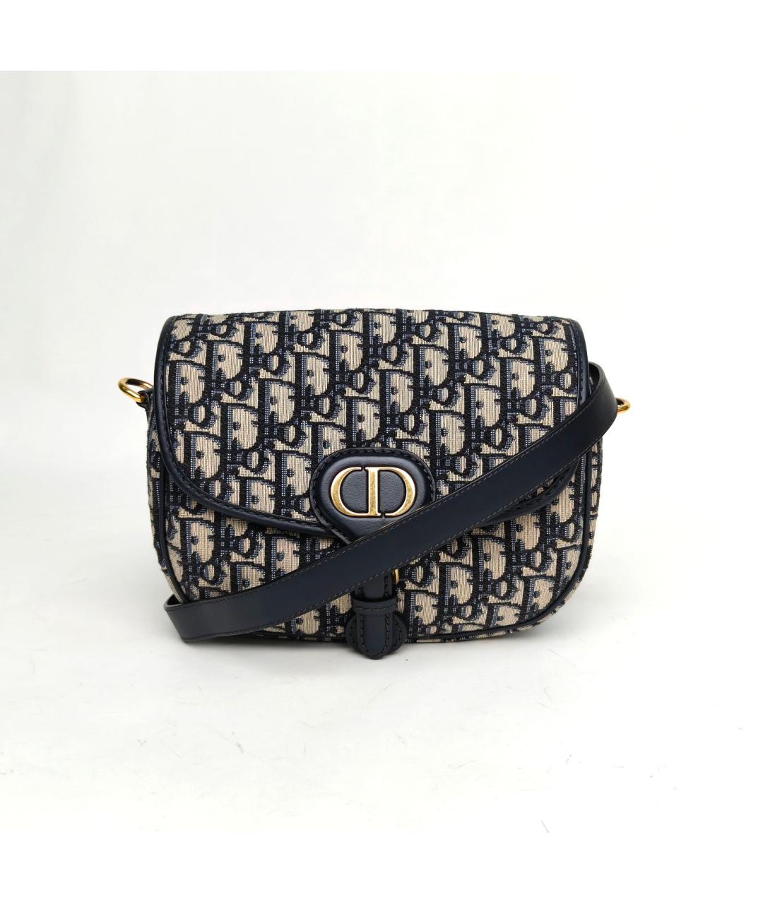 CHRISTIAN DIOR Темно-синяя сумка через плечо, фото 2